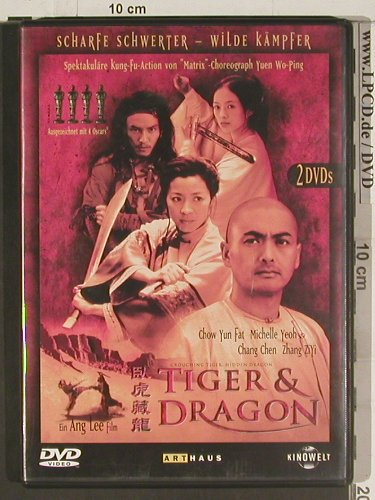 Tiger & Dragon: Scharfe Schwerter..Ein Ang Lee Film, Kinowelt, , 2001 Typ: 2DVD-V Best.-Nr.: 20040 Preis: 5,00 Euro