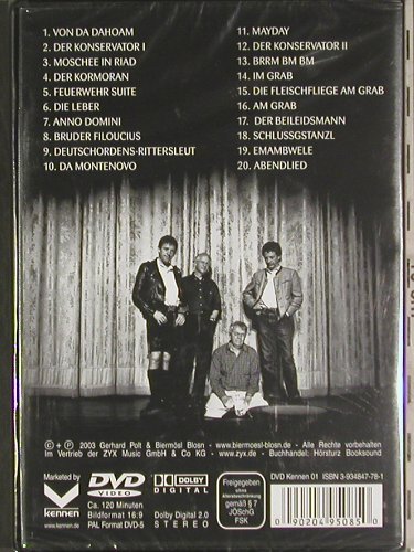 Polt,Gerhard & Biermösl Blosn: Obatzt is-Creme Bavaroise, FS-New, ZYX (Kennen 01), , 03 Typ: DVD-V Best.-Nr.: 20090 Preis: 12,50 Euro