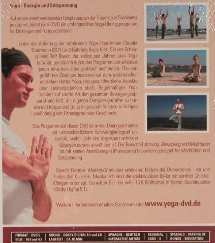 Yoga mit Ralf Bauer: und Yogalehrerin Claudia Suermann, Freundin(), D, FS-New,  - DVD - 20107 - 10,00 Euro