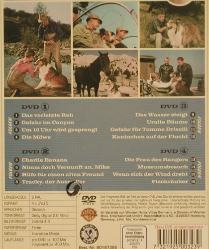 Lassies Neue Freunde: BOX 1, FS-New, WB (90197395),  Typ: 4DVD-V Best.-Nr.: 20137 Preis: 14,00 Euro