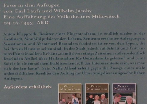 Millowitsch,Willy: Pension Schöller,  FS-New, WDR, D(1991), 2008 Typ: DVD Best.-Nr.: 20225 Preis: 12,50 Euro