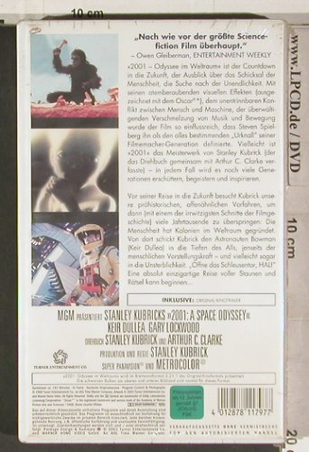 2001 Odysee im Weltraum: Stanley Kubrick Collection, FS-New, WB (650091), EU, 2001 Typ: VHS Best.-Nr.: 20246 Preis: 7,50 Euro