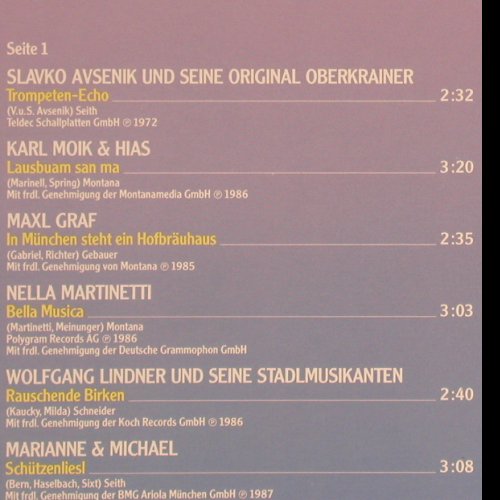 V.A.Das Beste aus d.Musikantenstadl: Slavko Avsenik...Karl Moik,12 Tr., Teldec(6.26722 BU), D, 1987 - LP - E4662 - 5,00 Euro
