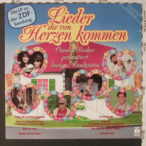 V.A.Lieder die von Herzen kommen: Caroline Reiber präsentiert.., K-tel(TG 1593), D, 1986 - LP - F1580 - 5,00 Euro