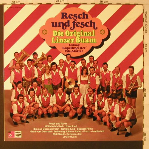 Original Linzer Buam: Resch und fesch, BASF Cornet(10 21735-3), D, 1972 - LP - F1599 - 9,00 Euro