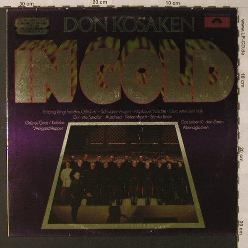 Don Kosaken: In Gold-Sonderausgabe, Polydor(2459 375), ,  - LP - F1752 - 5,00 Euro