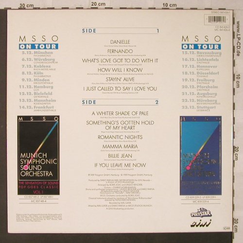 Munich Symphonic Sound Orchestra: Volume 3, Polystar(841 426-1), D, 1989 - LP - F2468 - 7,50 Euro