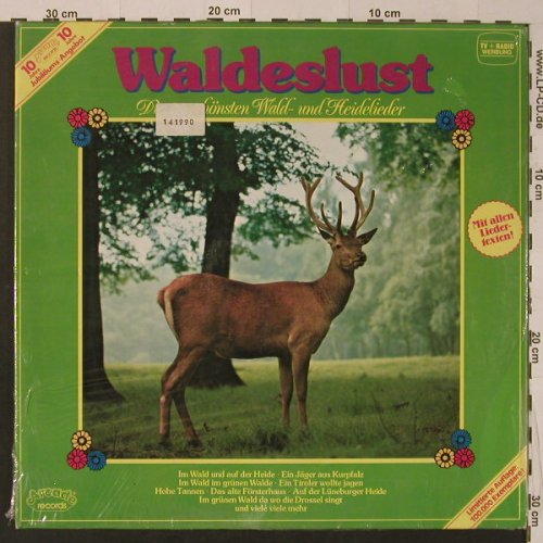 V.A.Waldeslust: Die schönsten Wald u.Heidelieder, Arcade(ADEG 155), D, FS-New,  - LP - F4017 - 14,00 Euro