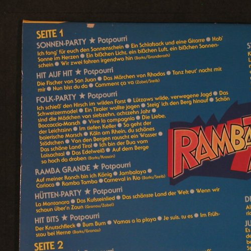 Rudi Ramba & Party-Tiger: Ramba Zamba 84, CBS(22 234), NL, 1983 - 2LP - F4048 - 7,50 Euro
