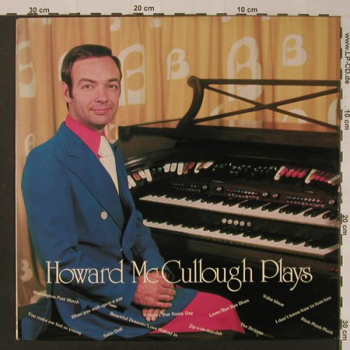 Mc Culloch,Howard: Plays, Grosvenor(GRS 1040), UK, 1975 - LP - F4055 - 7,50 Euro