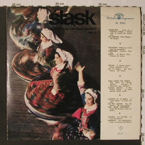 Slask: The Polish song&dance ensemble,Vol2, Muza(XL 0183), PL,  - LP - F4124 - 7,50 Euro