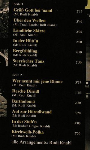 Knabl,Rudi: Kostbarkeiten auf der Zither, Emi Odeon(038-31 945), D, 1976 - LP - F4167 - 7,50 Euro