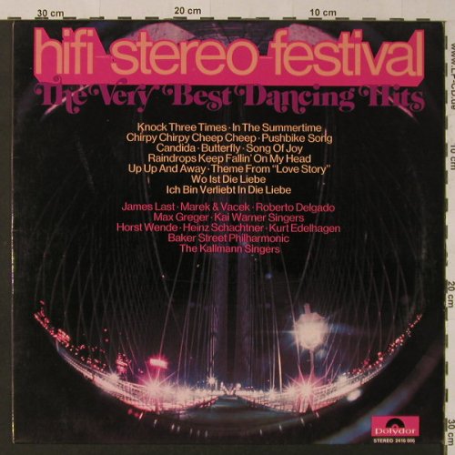 V.A.hifi-stereo-festival: The Very Best Dancing Hits, Polydor(2416 006), D, 1971 - LP - F4208 - 6,00 Euro