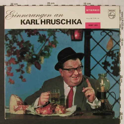 Hruschka,Karl: Erinnerungen An, Philips(6387 001), A,  - LP - F4503 - 7,50 Euro