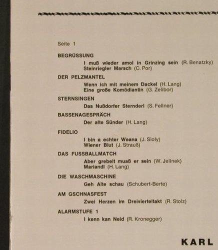 Hruschka,Karl: Erinnerungen An, Philips(6387 001), A,  - LP - F4503 - 7,50 Euro