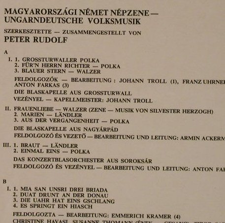 V.A.Ich Bin Ein Bub Vom Donautal: Ungarndeutsche Volksmusik,7 Tr., Hungaroton(SLPX 18035), H, 1980 - LP - F4580 - 6,00 Euro