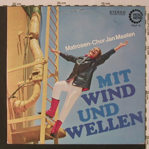Matrosen-Chor Jan Maaten: Mit Wind und Wellen, Perl(PSLP 10), D, 1967 - LP - F4645 - 9,00 Euro