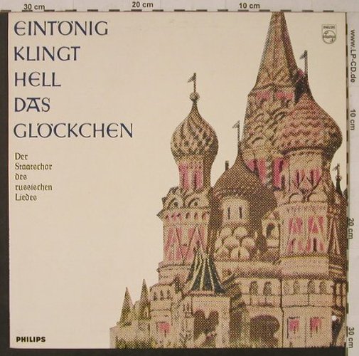 Staatschor des russischen Liedes: Eintönig klingt hell das Glöckchen, Philips(633 304 PL), D, Mono,co,  - LP - F5647 - 7,50 Euro