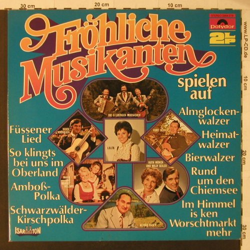 V.A.Fröhliche Musikanten: Spielen Auf, Foc, Polydor(2664 279), D,  - 2LP - F5727 - 7,50 Euro