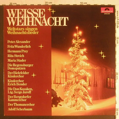 V.A.Weisse Weihnacht: Weltstars Singen Wehnachtslieder, Polydor(249 254), D, 1967 - LP - F5865 - 7,50 Euro