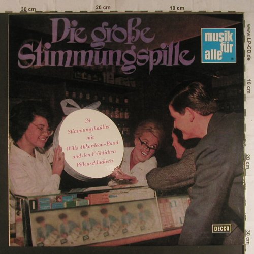 Wills Akkordeon-Band u.d.fröhlichen: Pillenschluckern,gr.Stimmungspille, Decca(ND 222), D,  - LP - F5935 - 7,50 Euro