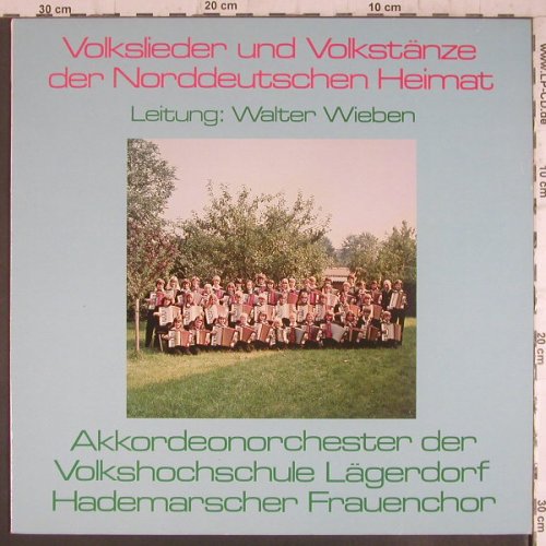 Akkordeonorch der VHS Lägerdorf: Volksl.u.Tänze der Nordd.Heimat, Walter Wieben(WW 1079), D,vg+/m-,  - LP - F6335 - 6,00 Euro
