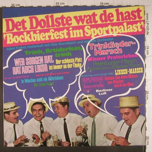 Kermbach,Otto & Orch.: Det Dollste wat de hast,m-/vg+, Baccarola(80 054 ZU), D,  - LP - F6457 - 5,00 Euro
