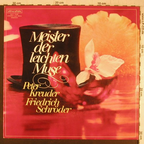 V.A.Meister der leichten Muse: Peter Kreuder, Friedrich Schröder, Discoton(75 587), D,  - LP - F6495 - 7,50 Euro