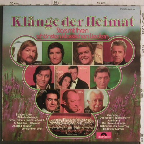 V.A.Klänge der Heimat: Stars mit i.schönsten Klass.Liedern, Polydor(2437 188), D, Ri,  - LP - F6811 - 5,00 Euro