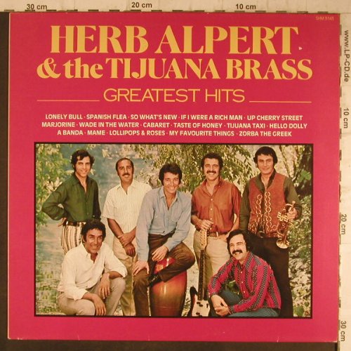 Alpert,Herb & Tijuana Brass: Greatest Hits, Hallmark(SHM 3143), UK, 1984 - LP - F8267 - 5,00 Euro