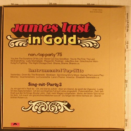 Last,James: In Gold, Box,Club-Sonderauflage, Polydor(27 505-7), D,  - 3LP - F8295 - 17,50 Euro