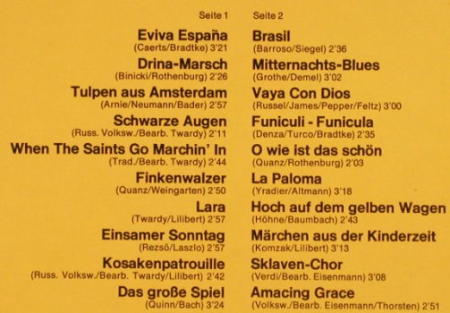 Fischer Chöre: singen Welterfolge,Orch.HansBertram, Polydor(27 486-0), D,  - LP - F8324 - 5,00 Euro