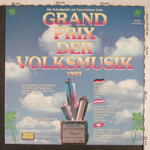 V.A.Grand Prix der Volksmusik: (International) 1987, CBS(450 964 1), NL, 1987 - LP - F8327 - 5,00 Euro