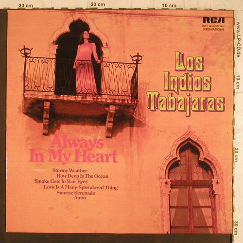 Los Indios Tabajaras: Always in my Heart, RCA International(INTS 1452), D,  - LP - F8333 - 7,50 Euro