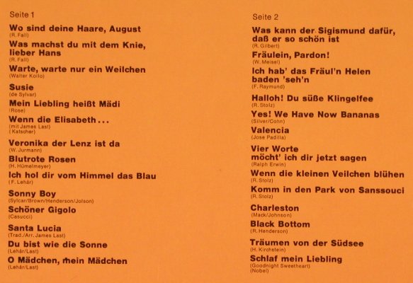 Last,James: Wenn Die Elisabeth...Mit, Polydor Club-Sondaufl.(28 654-2), D, 1972 - LP - F8416 - 7,50 Euro