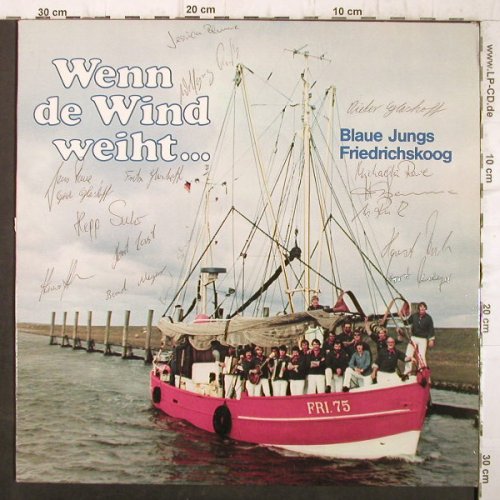 Blaue Jungs Friedrichskoog: Wenn der Wind weiht...(Signaturen), Exclusiv-Ton(MR 2024), D,  - LP - F9015 - 12,50 Euro