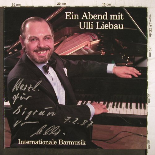 Liebau,Ulli: Ein Abend mit,Interna.Barmusik, Domino(01422-116-861/2), D,signiert,  - LP - F9129 - 9,00 Euro