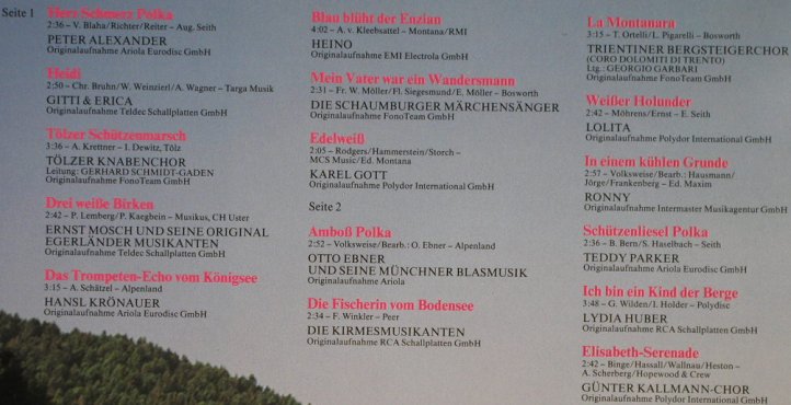 V.A.Das Grosse Volkstümliche: Schlageralbum, Foc, Marcato(43 326 8), D, 1986 - 2LP - F9213 - 7,50 Euro