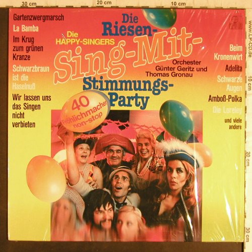 V.A.Die Riesen-Sing-Mit Stimm.Party: Die Happy Singers, (non stop), Ariola(201 239-241), D, 1979 - LP - F9262 - 5,00 Euro