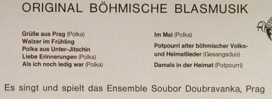 Ensemble Soubor Doubravanka,Prag: Ein Sonntag in Prag, Falcon/Florett(948 748), D,  - LP - F9264 - 5,00 Euro