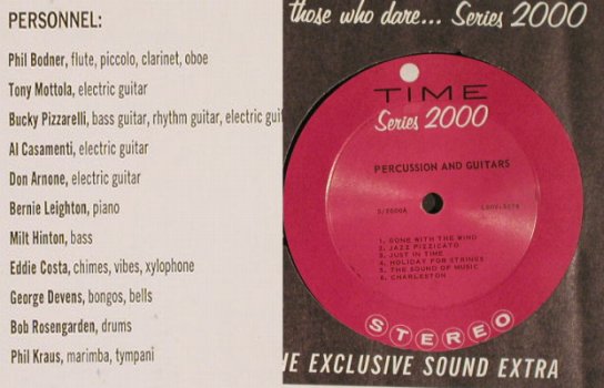 Percussions and Guitars: Same, Foc, vg+/m-, Time Rec. Serie 2000(S/2000), US, 1960 - LP - F9548 - 9,00 Euro