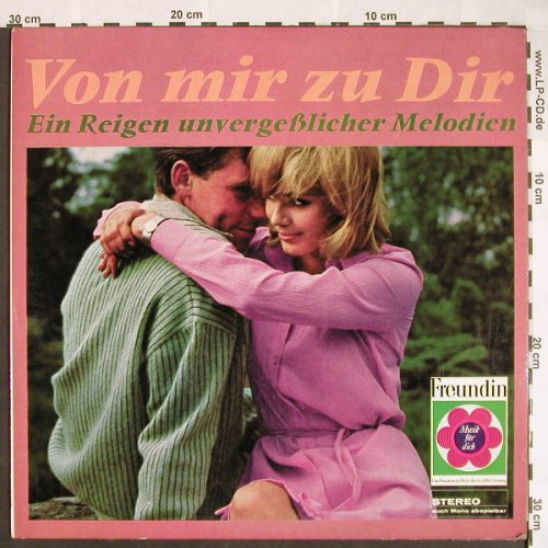 Berliner Studio-Orchester&Sollisten: Von mir zu dir,Reigen unverg.Melod, Bild&Funk-Musik für Dich(111 553 PY), D, 1967 - LP - F9678 - 12,00 Euro