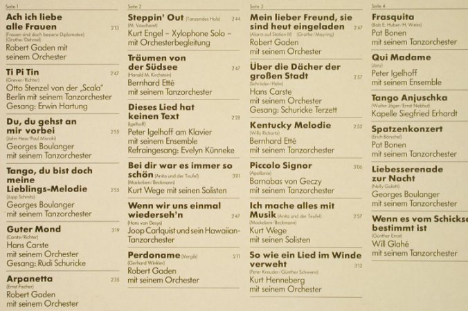 V.A.Cafehaus- und Salonorchester: der 30er & 40er Jahre, Foc, Odeon(134-46 446/47), D,  - 2LP - F9680 - 9,00 Euro