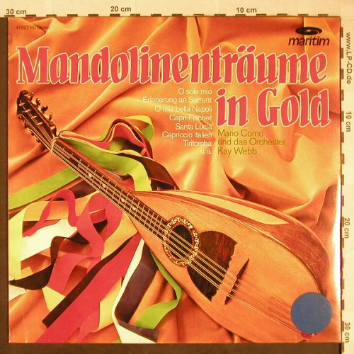 Como,Mario & das Orch.Kay Webb: Mandolinenträume in Gold, Maritim(47 027 FU), D,  - LP - F9909 - 7,50 Euro