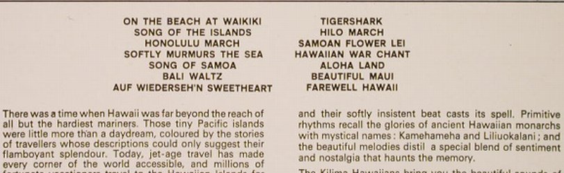 Kilima Hawaiians: Farewell Hawaii, Embassy(EMB 31010), NL, Ri, 1966 - LP - F9970 - 7,50 Euro