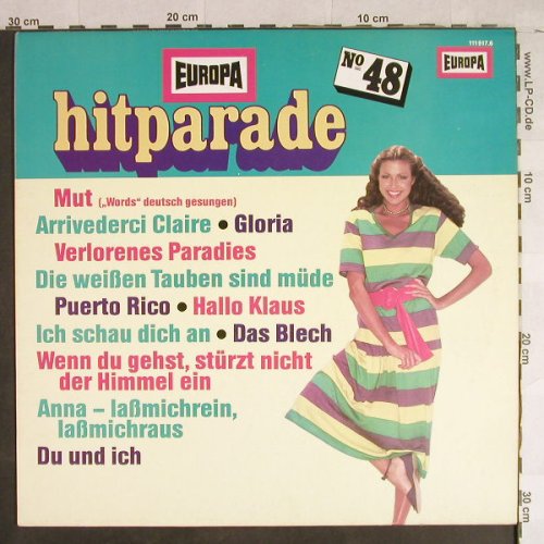 Reichel,Udo - Orchester: Hitparade No.48, gesungene Aufn., Europa(111 917.6), D, 1982 - LP - H1396 - 5,00 Euro