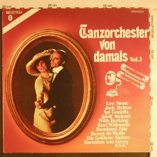 V.A.Tanzorchester Von Damals: Vol.3 - 28 Tr., Foc, Odeon(178-31 776/77 M), D,  - 2LP - H1439 - 9,00 Euro