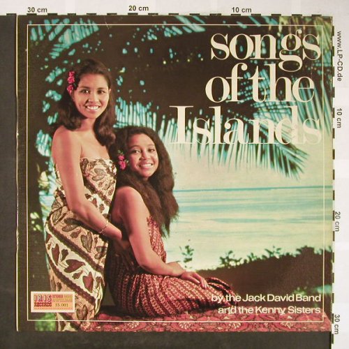 David Band,Jack & the Kenny Singers: Songs of the Island, vg+/vg+, Iris Records(15.001), NL,  - LP - H1741 - 5,00 Euro