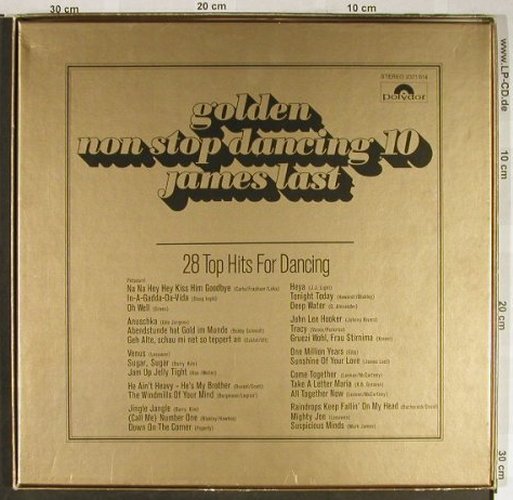 Last,James: Golden Non Stop Dancing 10, Box, Polydor(2371 014), D, 1970 - LP - H2022 - 9,00 Euro