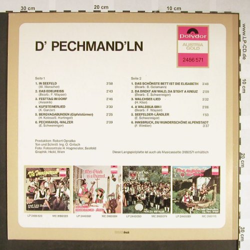 D' Pechmand'ln: Same, Polydor Austri Gold(2486 571), A, 1975 - LP - H2079 - 9,00 Euro